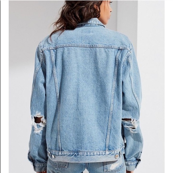 SOLD!! AGOLDE💙Preston Unisex Jean Jacket - Picture 4 of 5